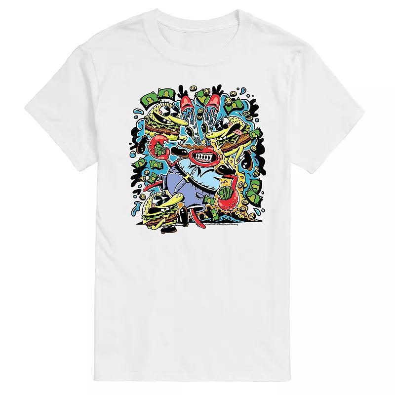 Mens SpongeBob SquarePants Mr. K Money Graphic Tee Product Image