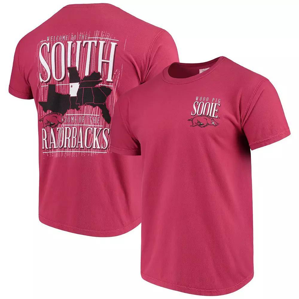 Men's Cardinal Arkansas Razorbacks Welcome to the South Comfort Colors T-Shirt, Size: XL, Red Product Image