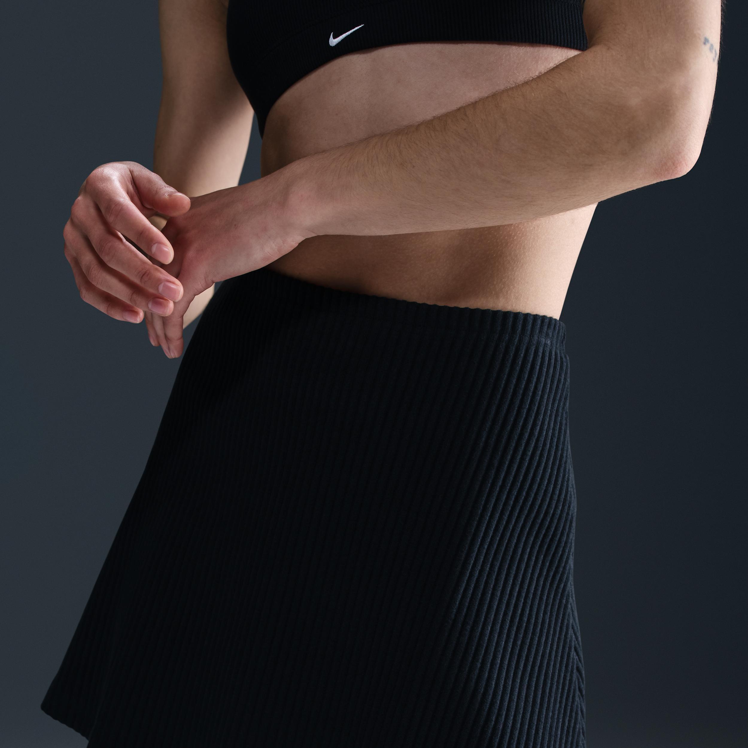 Women's Nike Sportswear Chill Knit Ribbed Mini Skirt Product Image