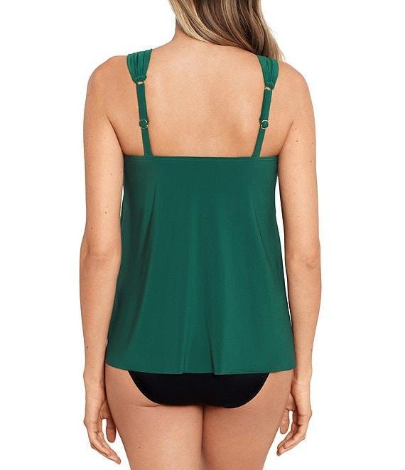 Womens Solid Basic High-Waist Bikini Bottom Product Image