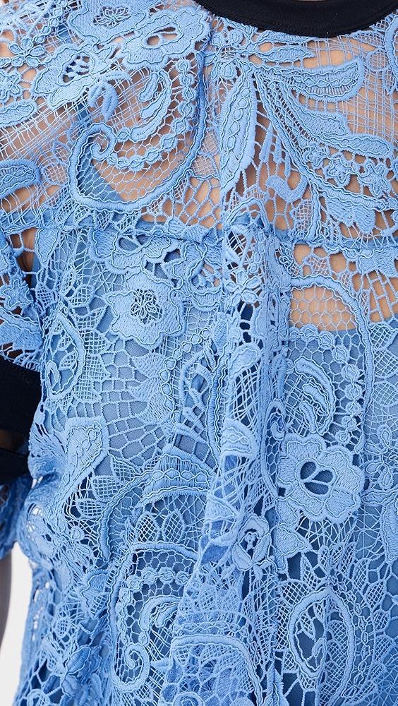 3.1 Phillip Lim Corded Embroidered Lace Flounce Top | Shopbop Product Image