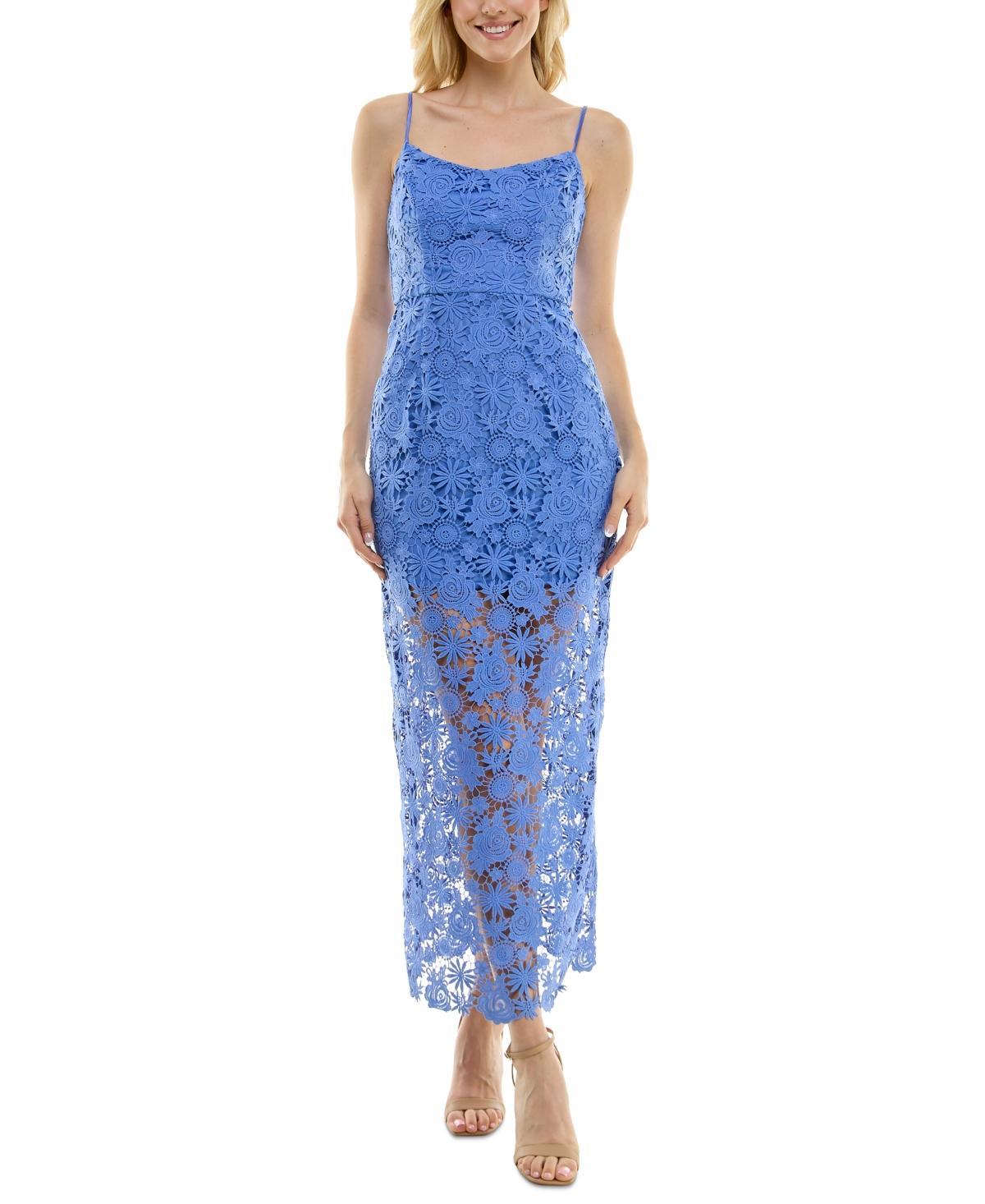 Women's Taylor Dress Maxi Lace Dress With Corset Back, Girl's, Size: 6, Blue Product Image