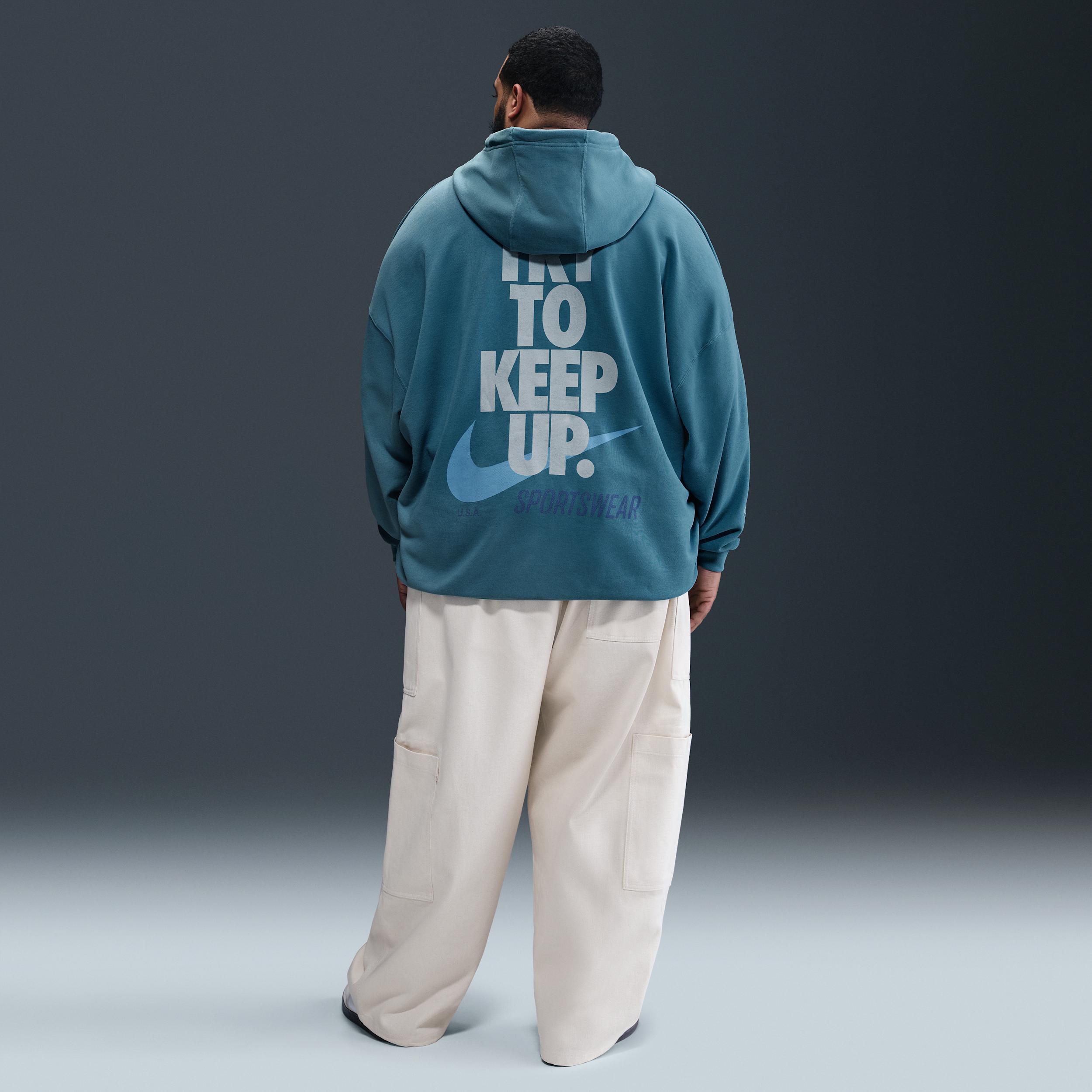 Nike Men's Club Oversized French Terry Pullover Hoodie Product Image
