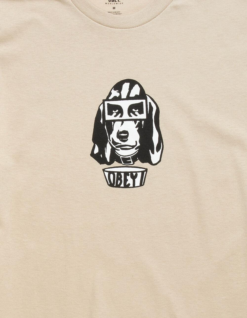 OBEY Dog Bowl Mens Tee - PUTTY Product Image