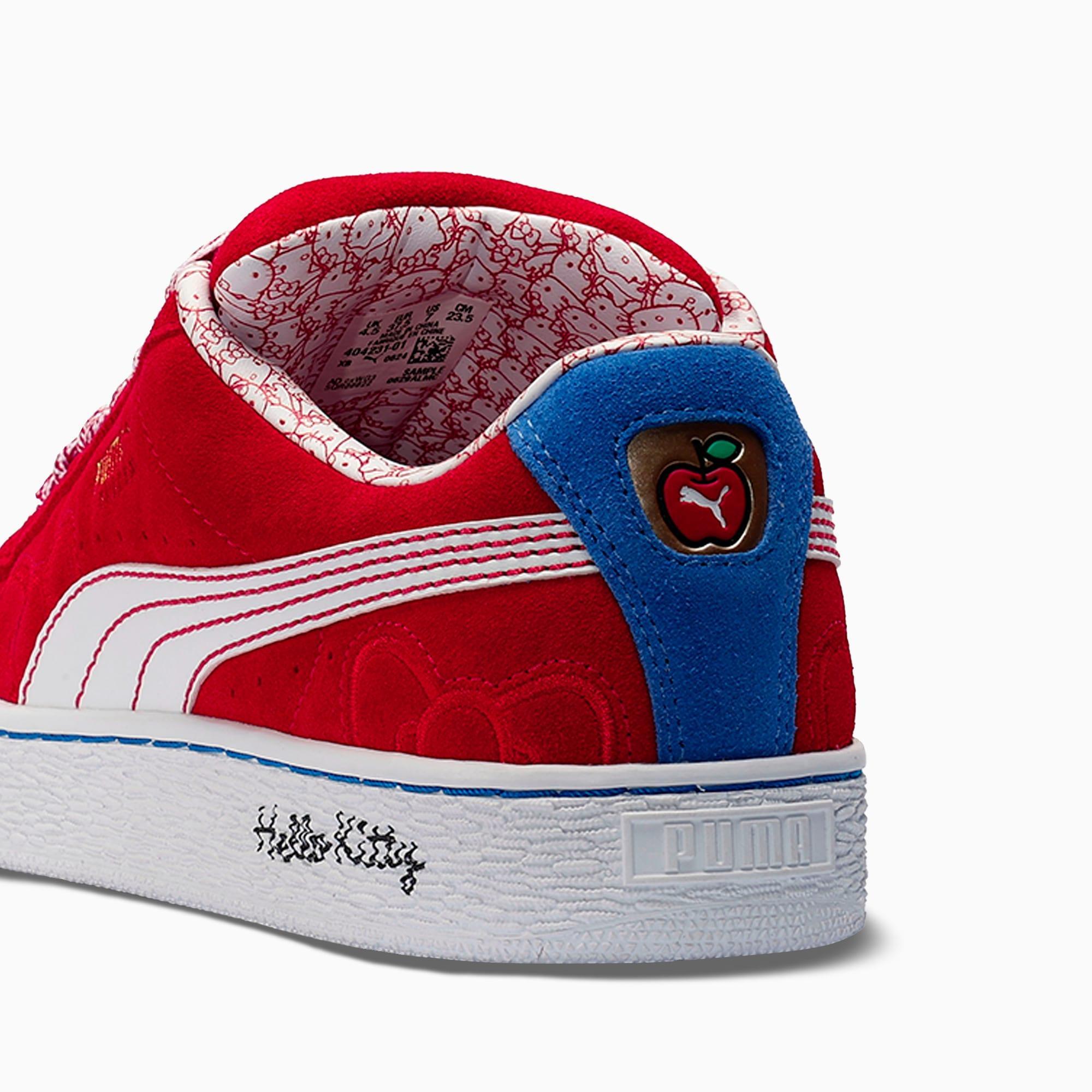 PUMA x HELLO KITTY® AND FRIENDS Suede XL Red Bow Women's Sneakers Product Image