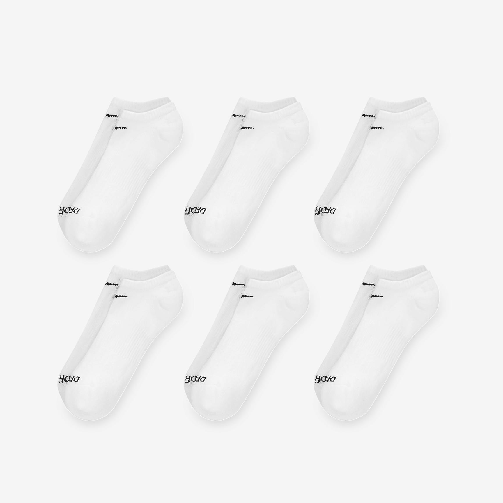 Nike Men's Everyday Plus Cushioned Training No-Show Socks (6 Pairs) Product Image