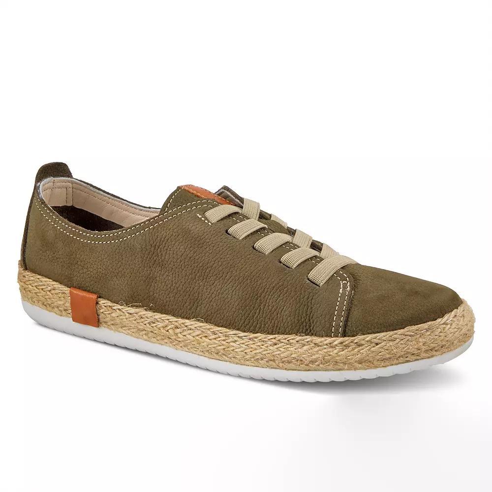 Spring Step Eloya Women's Sneakers, Size: 37, Green Nubuck Product Image