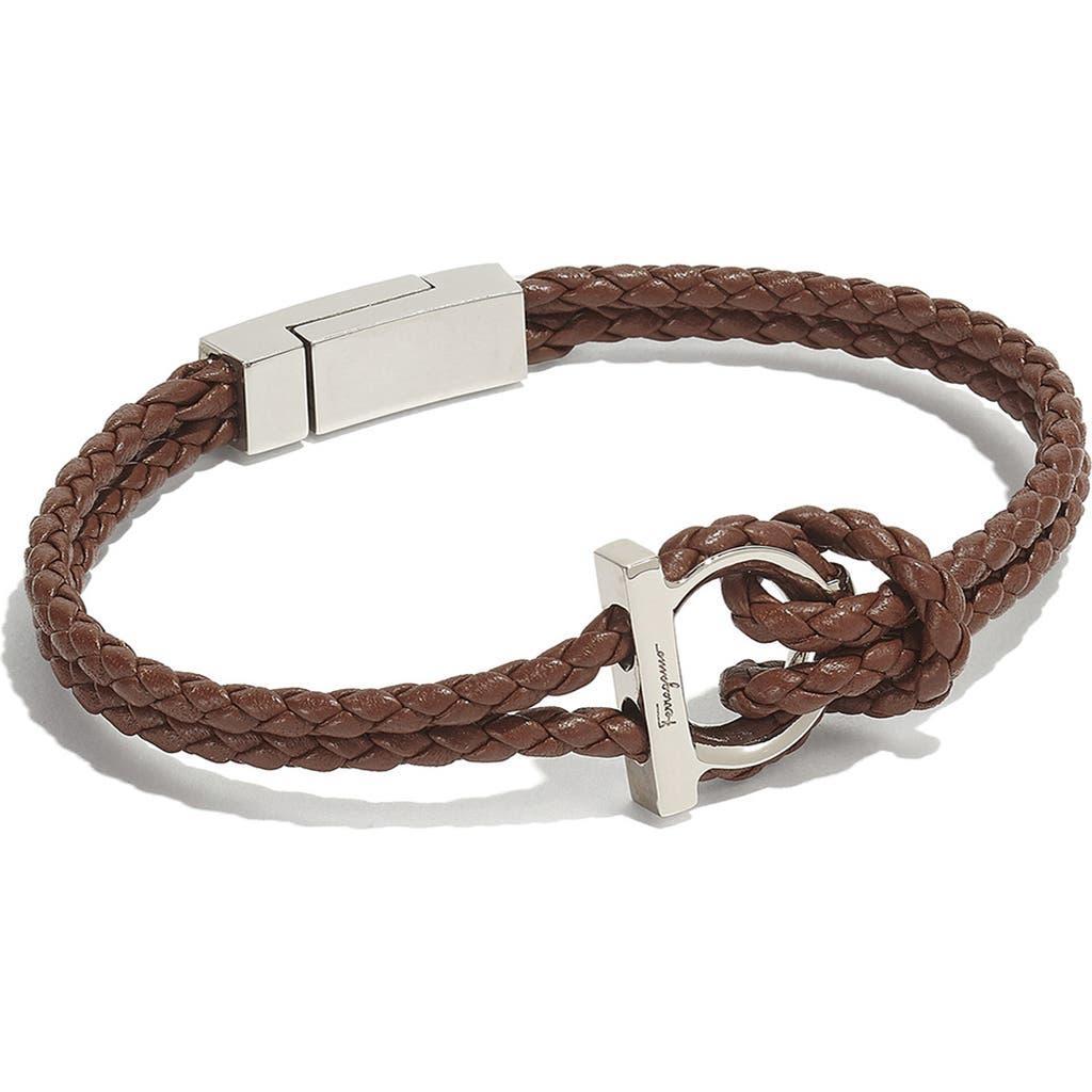 Mens Braided Leather Bracelet Product Image