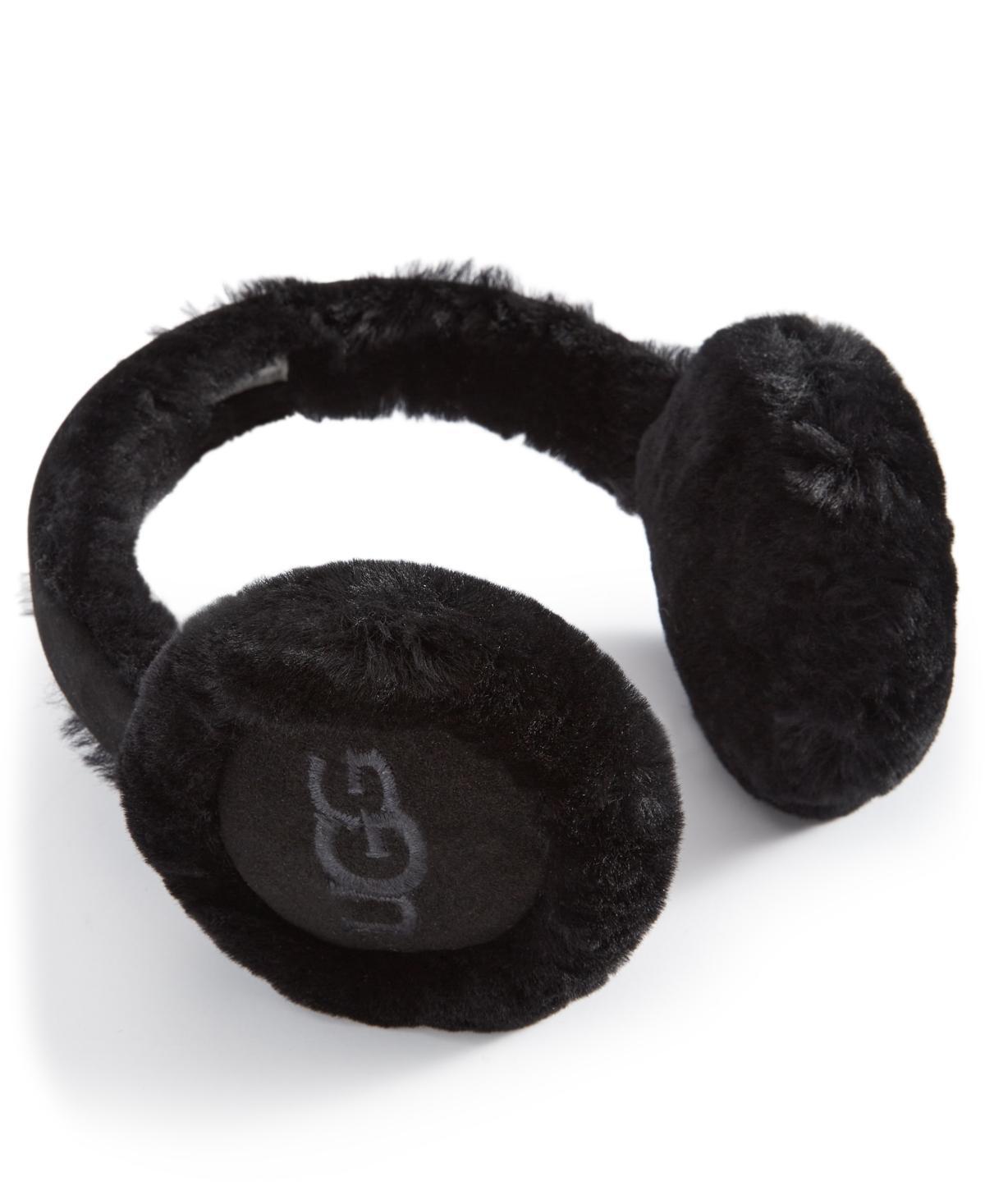 Embroidered Logo Shearling Earmuffs Product Image