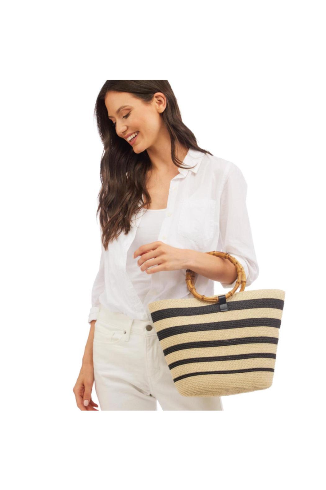 TOTE BAG WITH BAMBOO HANDLE Product Image