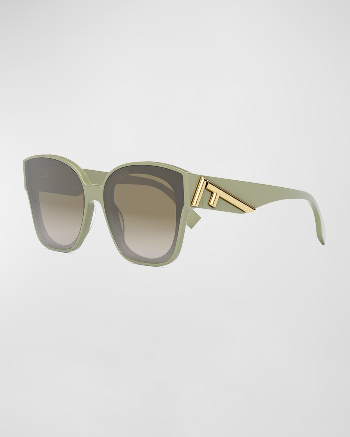 Oversized F Logo Acetate Cat-Eye Sunglasses Product Image