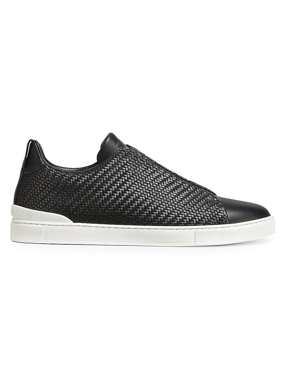 Mens Triple Stitch Woven Sneakers Product Image