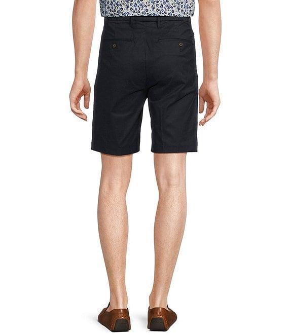 Daniel Cremieux Signature Label Stretch Flat-Front Supima Cotton 9#double; Inseam Shorts Product Image