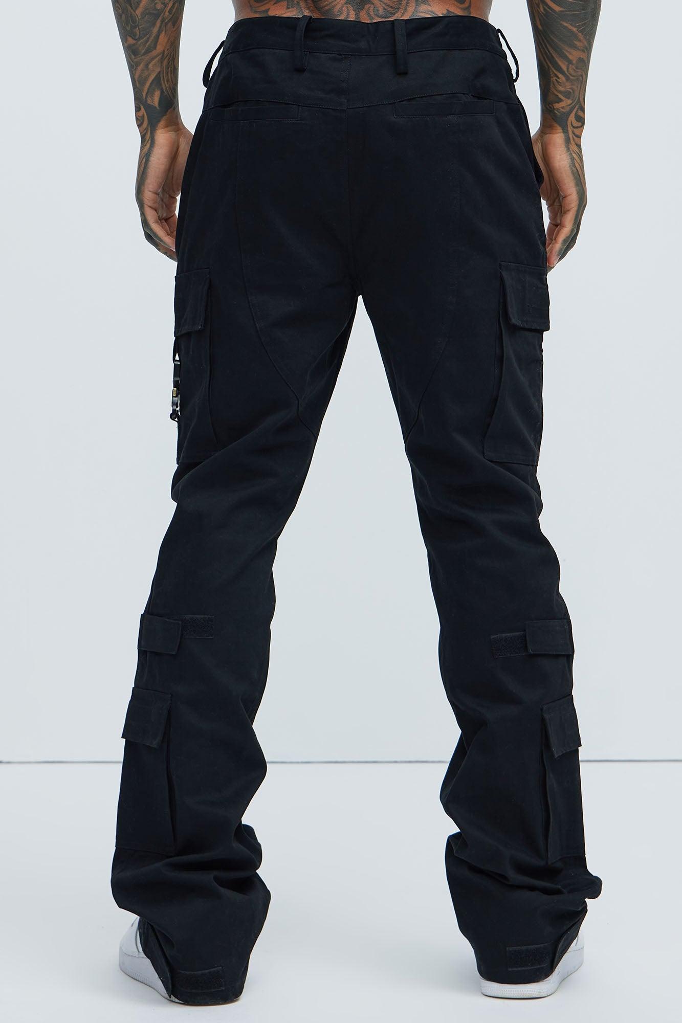 Nikko Slim Flare Pants - Black Product Image