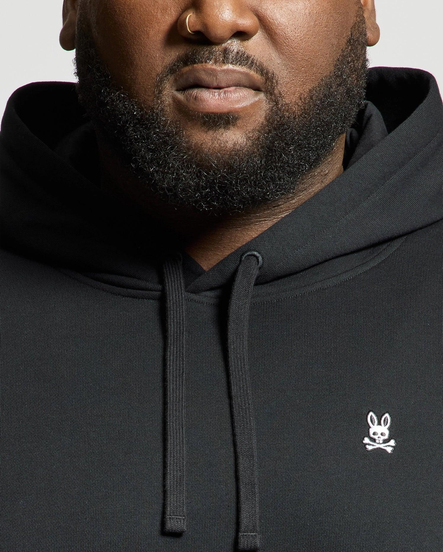 Men's Big And Tall Levy Essential Fleece Hoodie 001 BLACK / 3XL Product Image