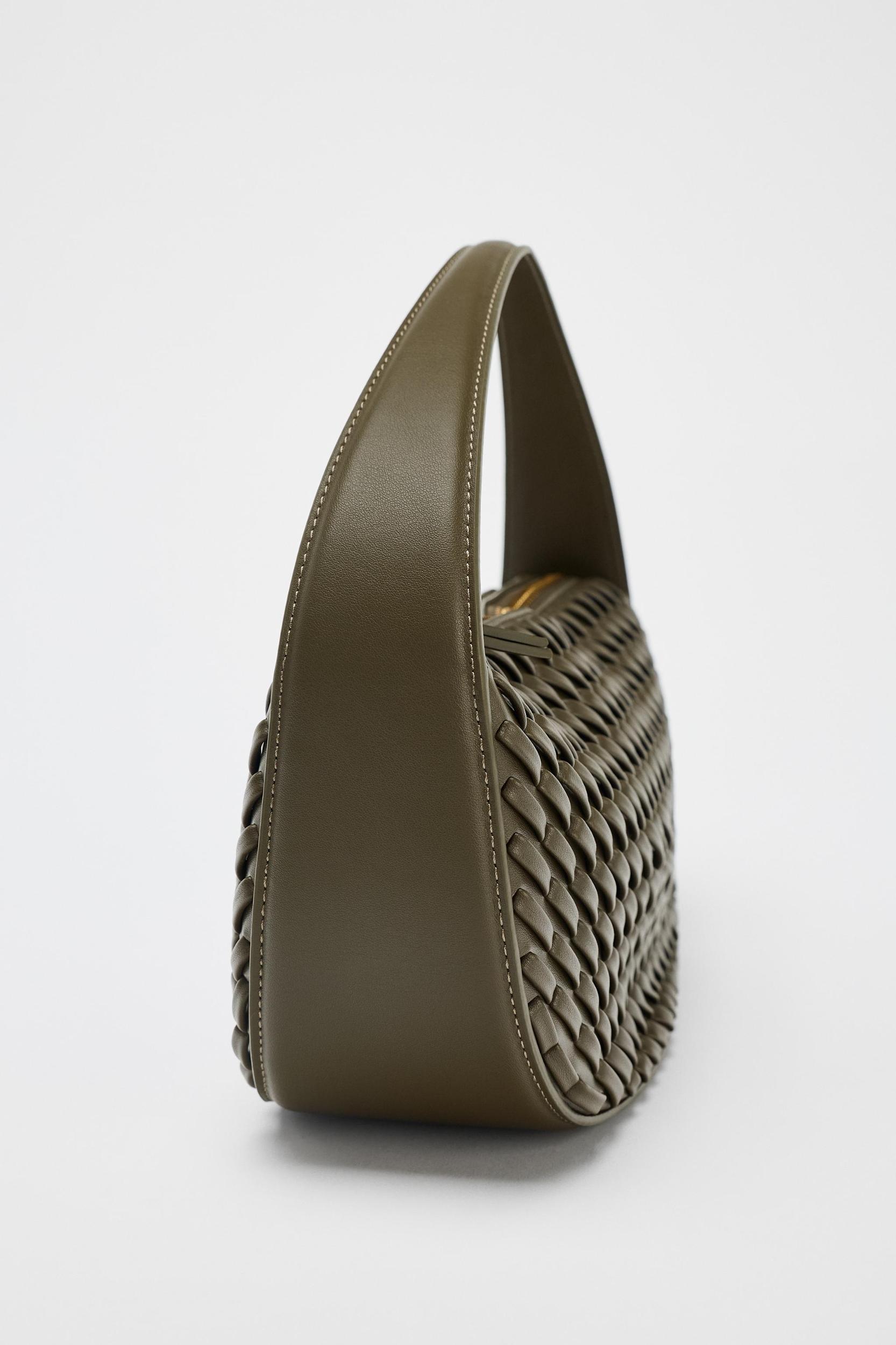 WOVEN EFFECT HANDBAG Product Image