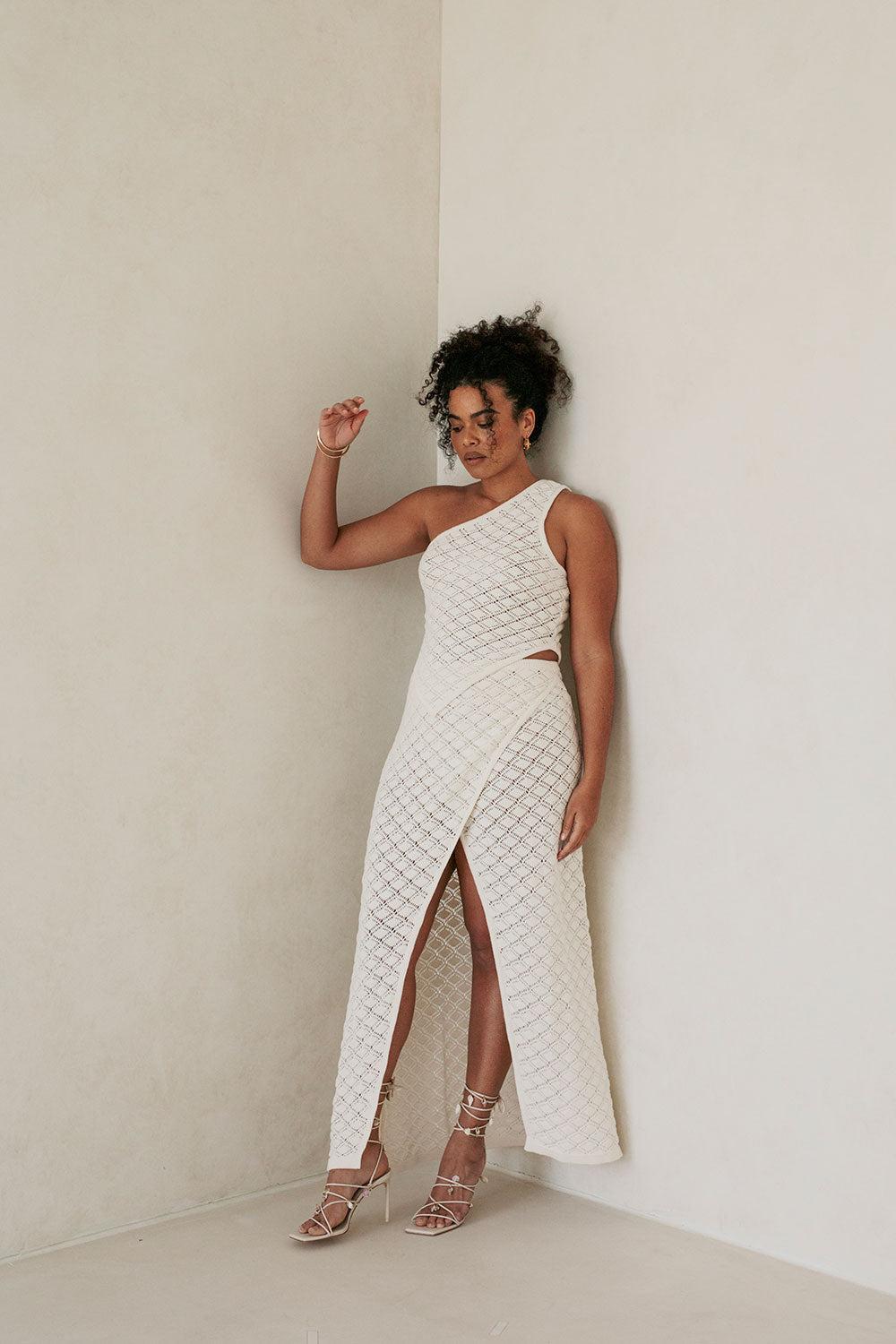 Ria Skirt - White Product Image