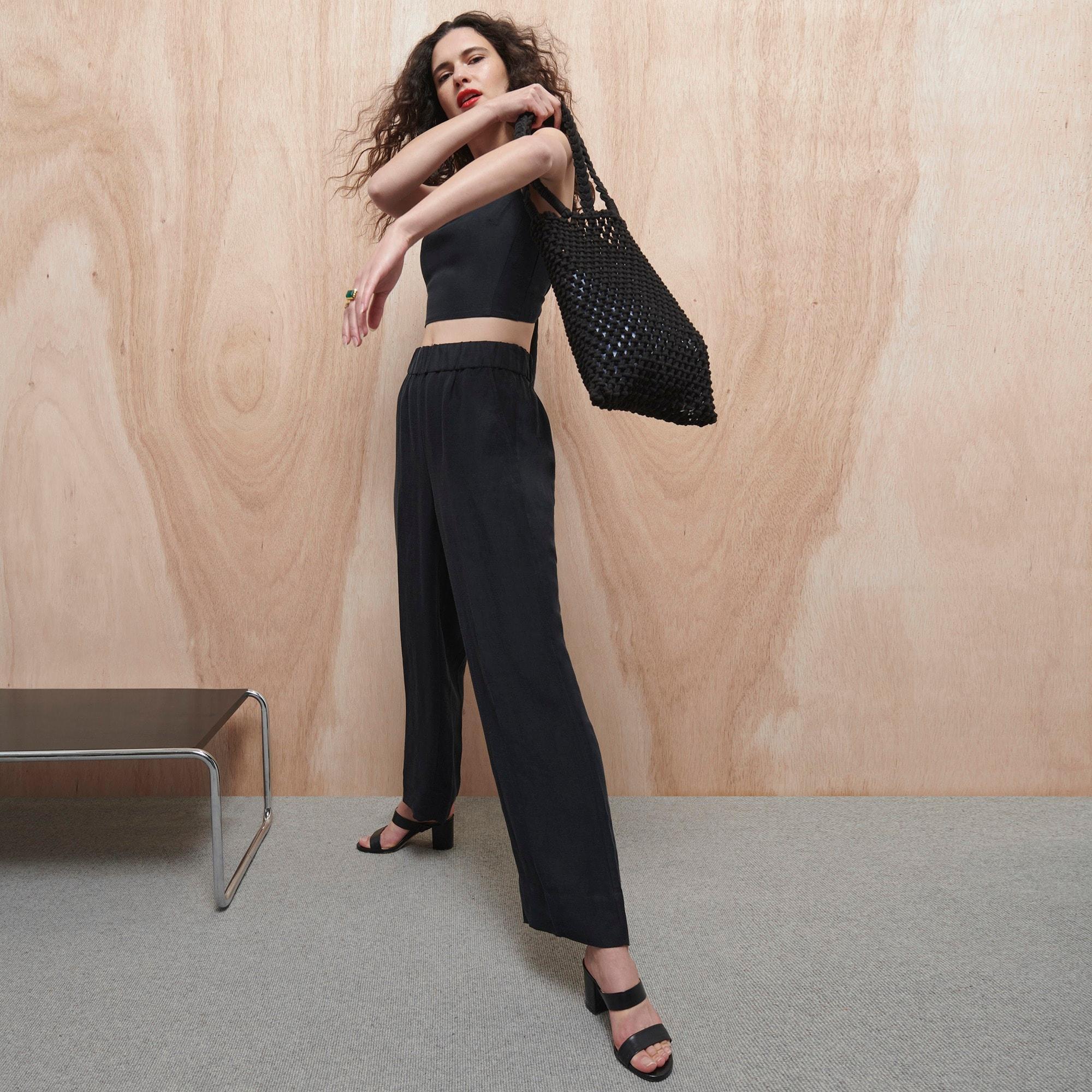 Lucie double-strap block-heel sandals Product Image