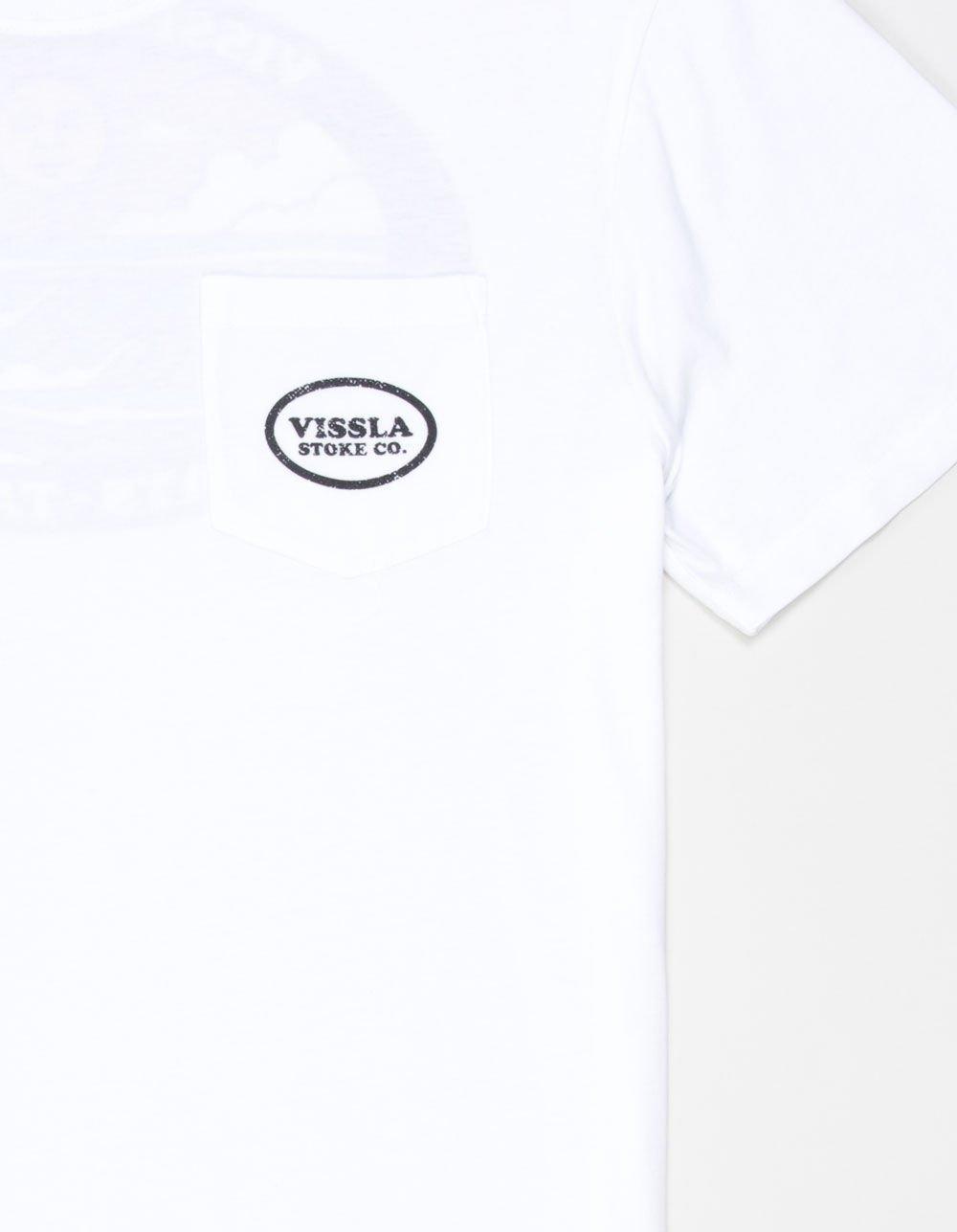VISSLA Tasty Waves Mens Pocket Tee - WHITE Product Image