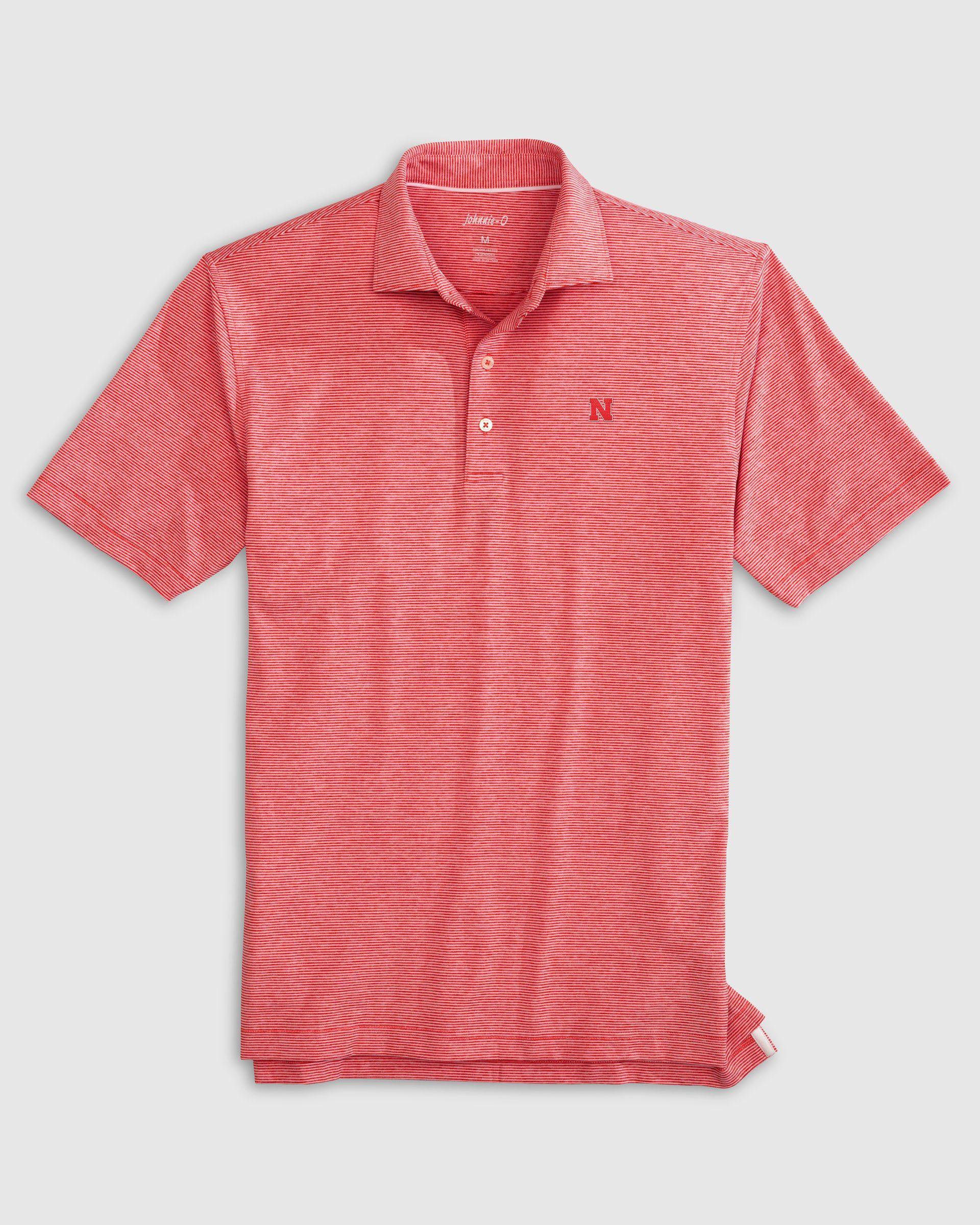 Dayton Lyndonn Striped Jersey Performance Polo Product Image