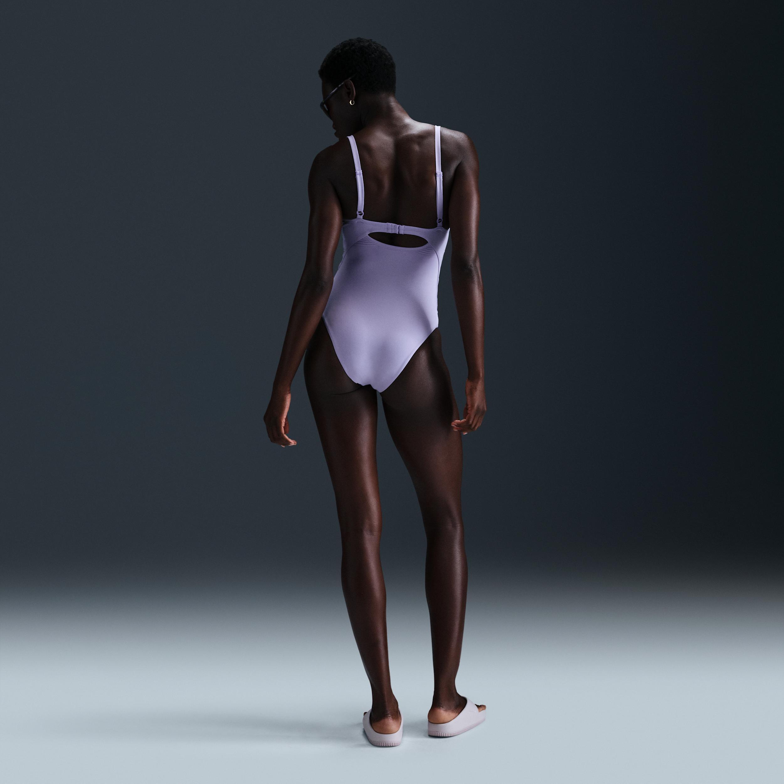 Nike Women's Swim Essential V-Neck One-Piece Product Image