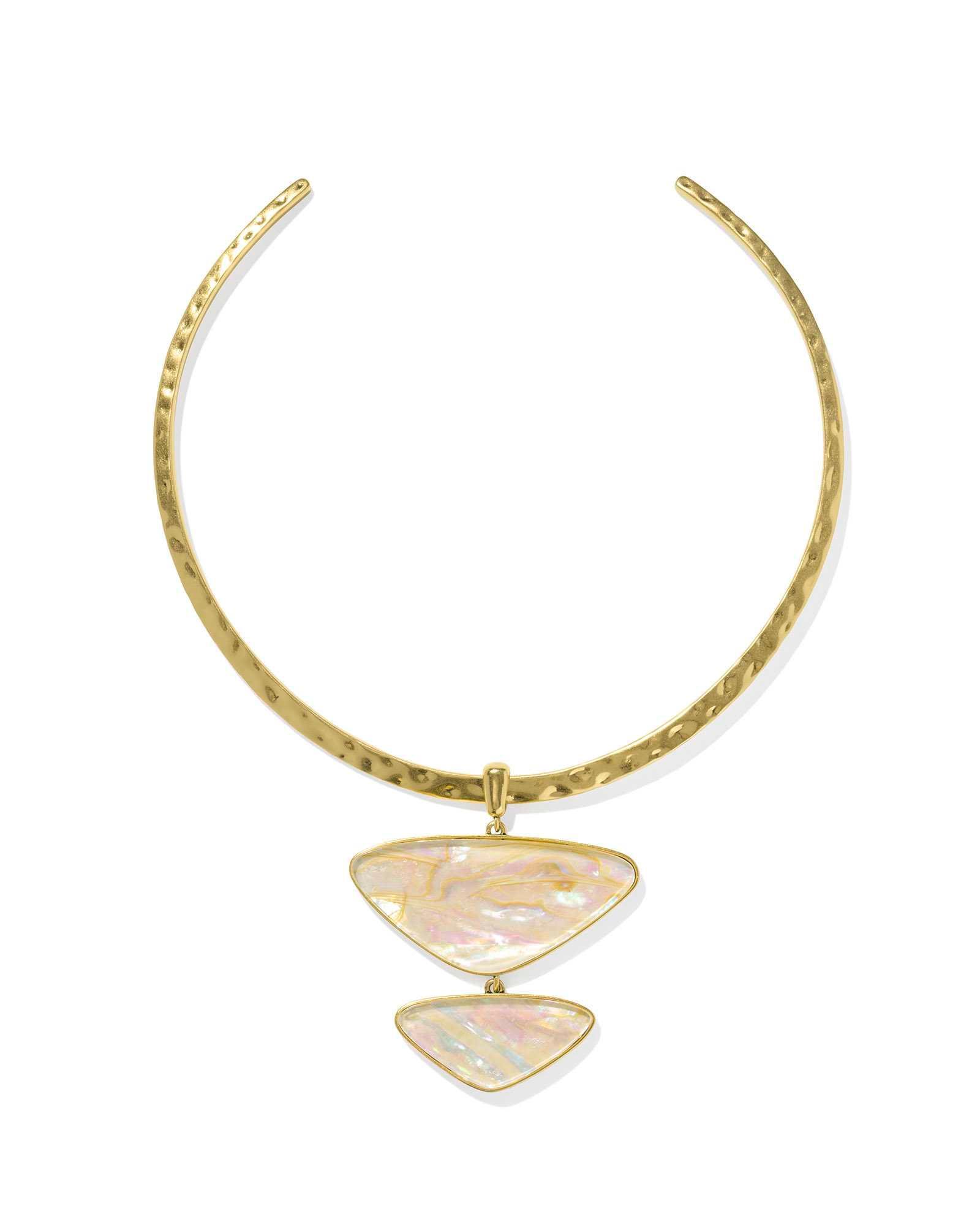 Margot Vintage Gold Statement Necklace Product Image