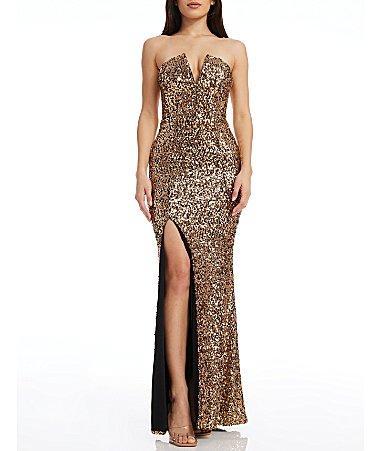Womens Fernanda Sequin Mermaid Gown Product Image