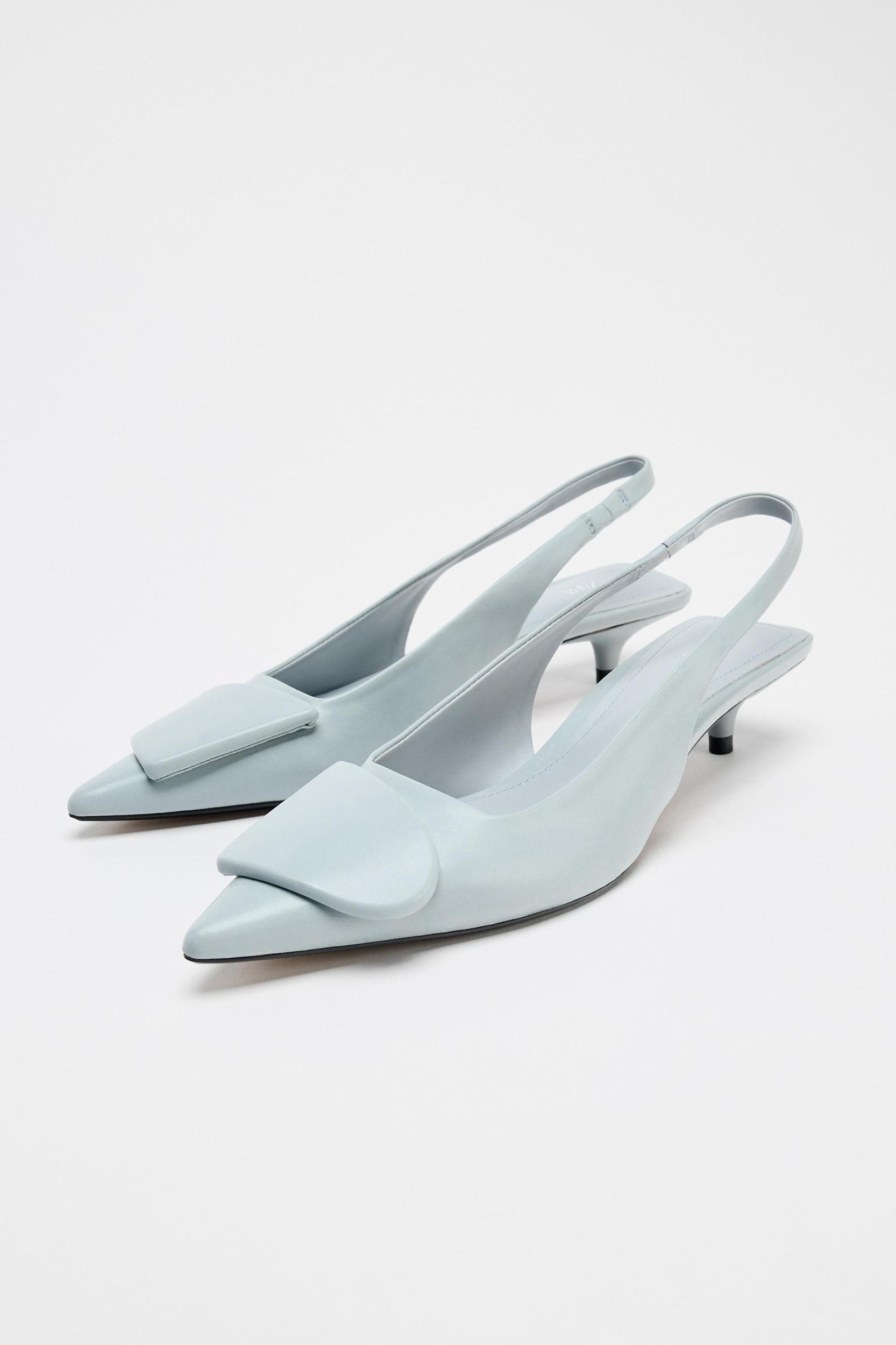 APPLIQUÉ SLINGBACK SHOES Product Image