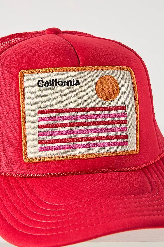 Friday Feelin Cali Stripe Trucker Hat Product Image