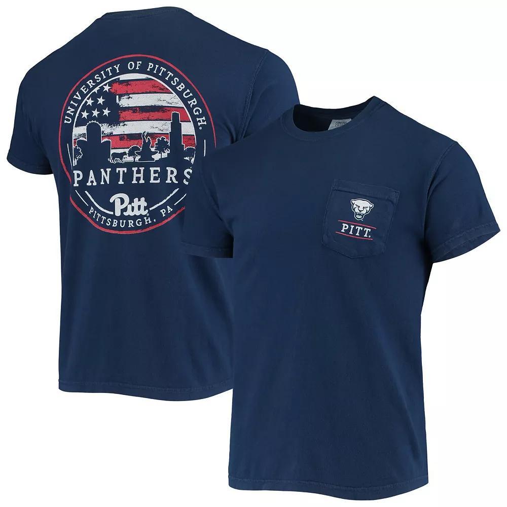 Men's Navy Pitt Panthers Campus Americana T-Shirt, Size: XL, Blue Product Image