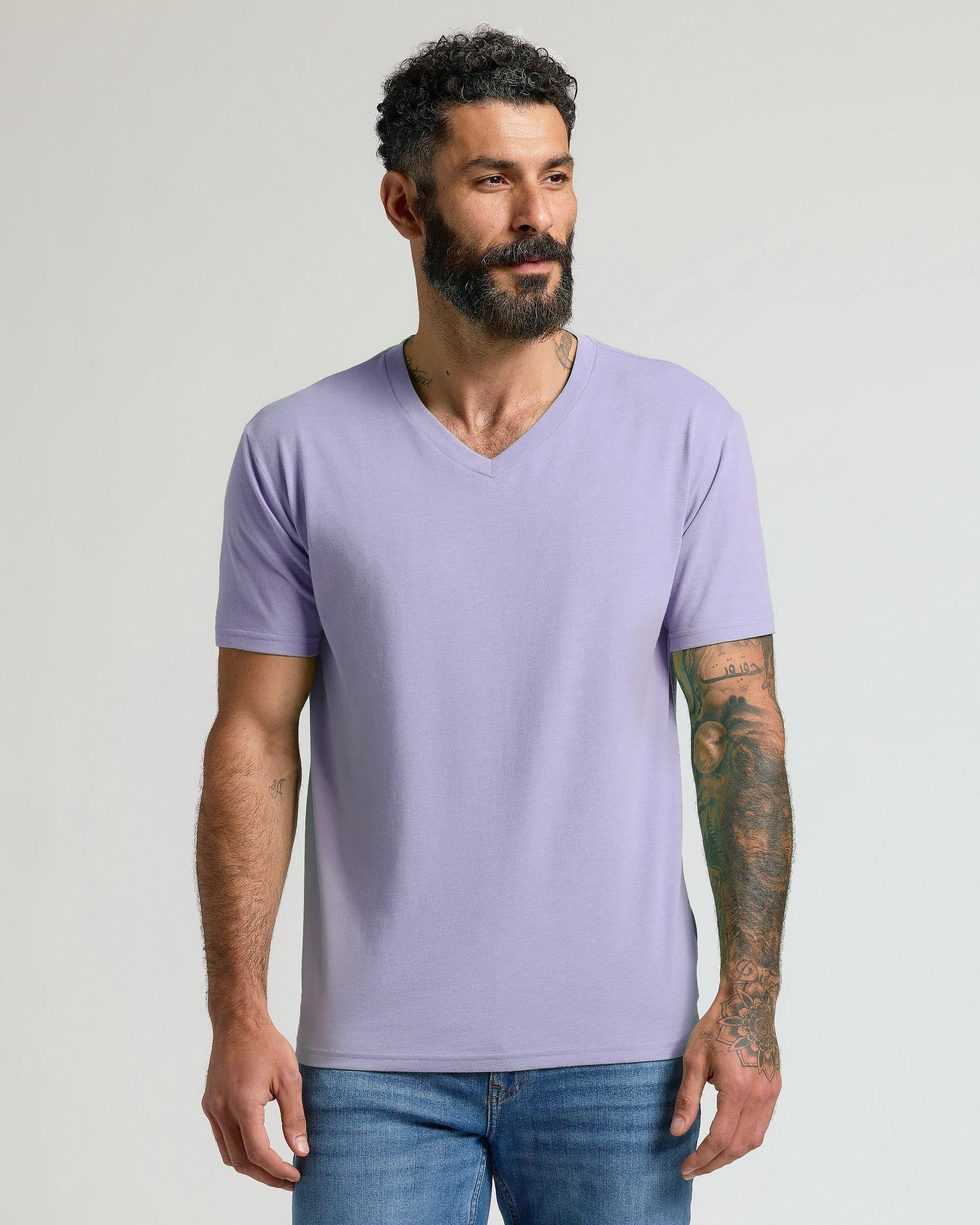Heather Sapphire Classic Crew Neck Product Image