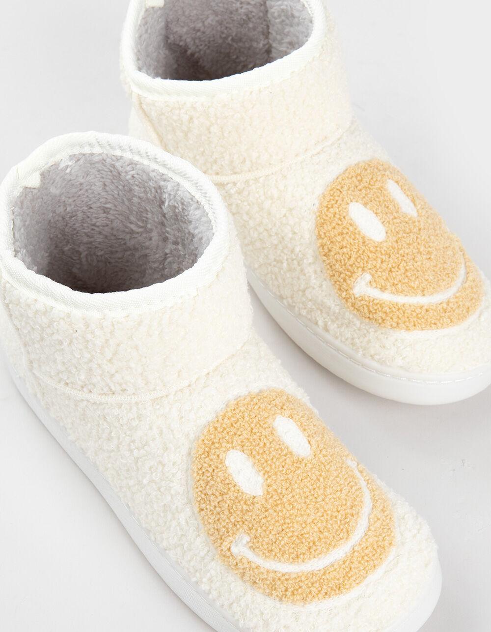 MIA Chill Happy Face Womens Bootie Slippers Product Image