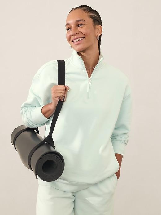 Power of She Forever Fleece 1/4 Zip Sweatshirt Product Image