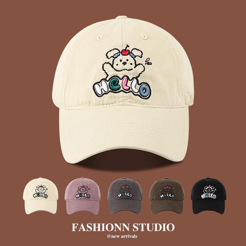 Cartoon Embroidered Baseball Cap Product Image