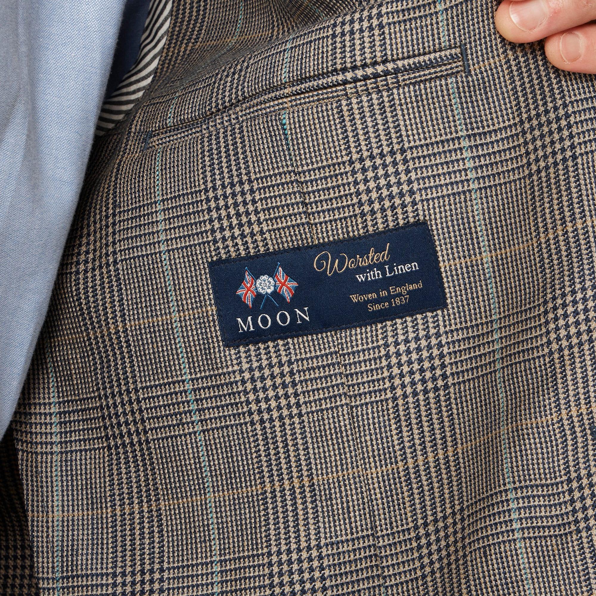 Blazer in English wool-linen blend Product Image