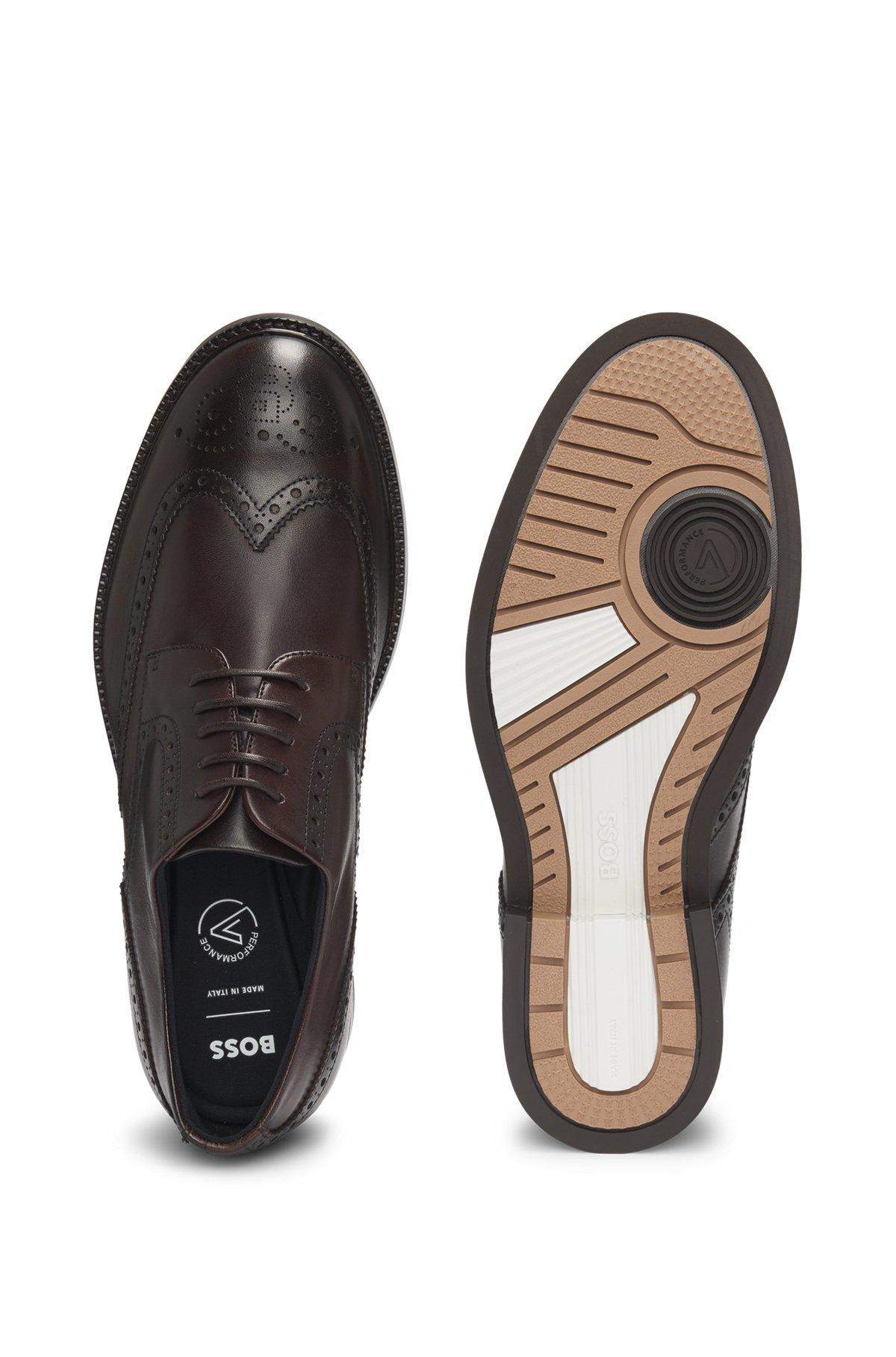 Dressletic Italian-made Derby shoes in leather Product Image