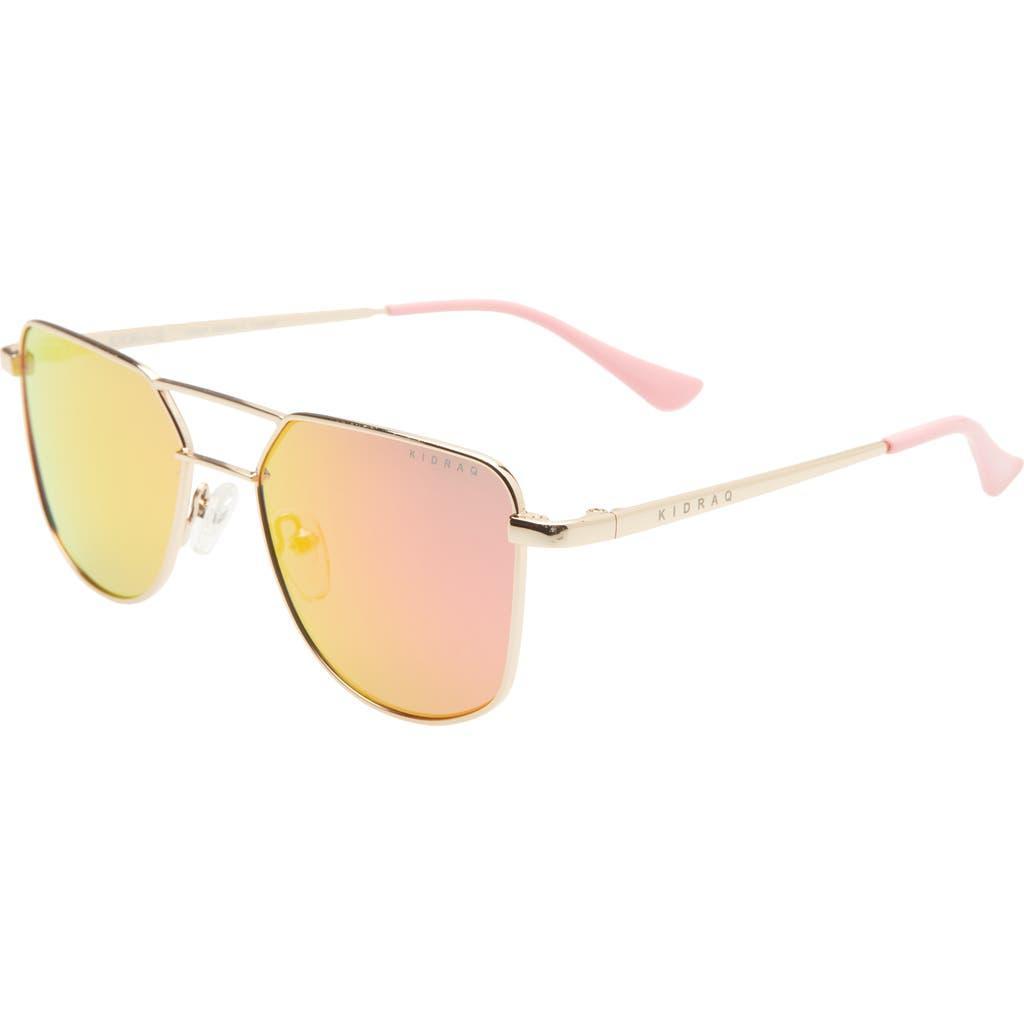 KidRaq Kids' Hipster 48mm Polarized Sunglasses in Pink Mirror at Nordstrom Product Image