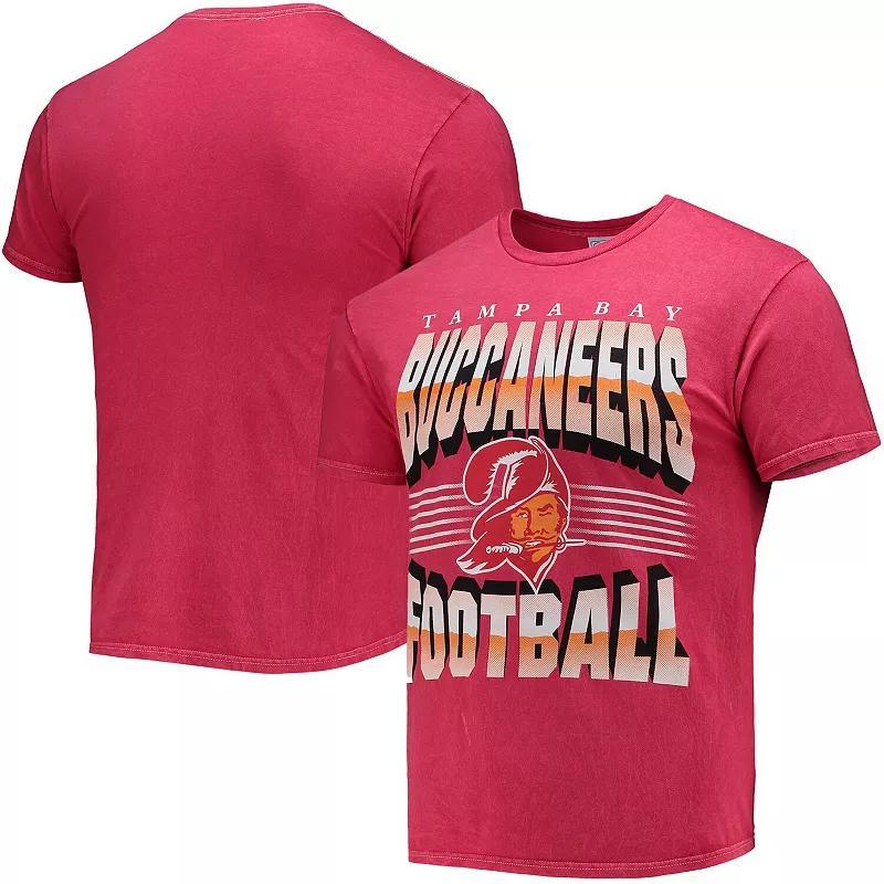 Men's '47 Red Tampa Bay Buccaneers Rocker Vintage Tubular T-Shirt, Size: Large Product Image