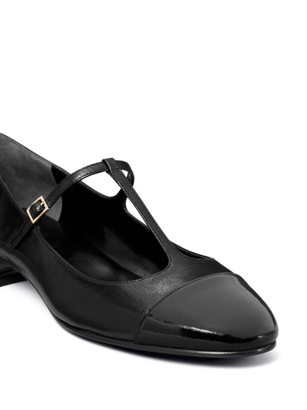 25mm cap-toe T-strap ballerina shoes Product Image