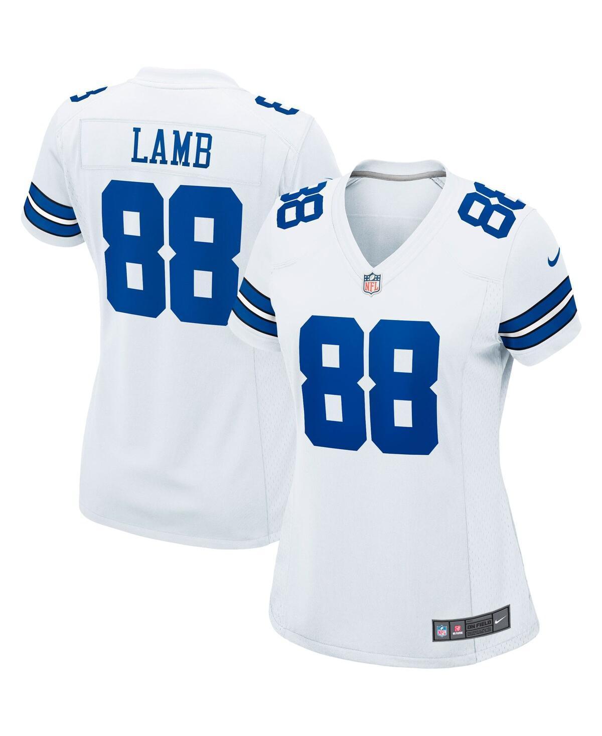 Women's Nike CeeDee Lamb White Dallas Cowboys 2nd Alternate Game Jersey, Size: XL Product Image