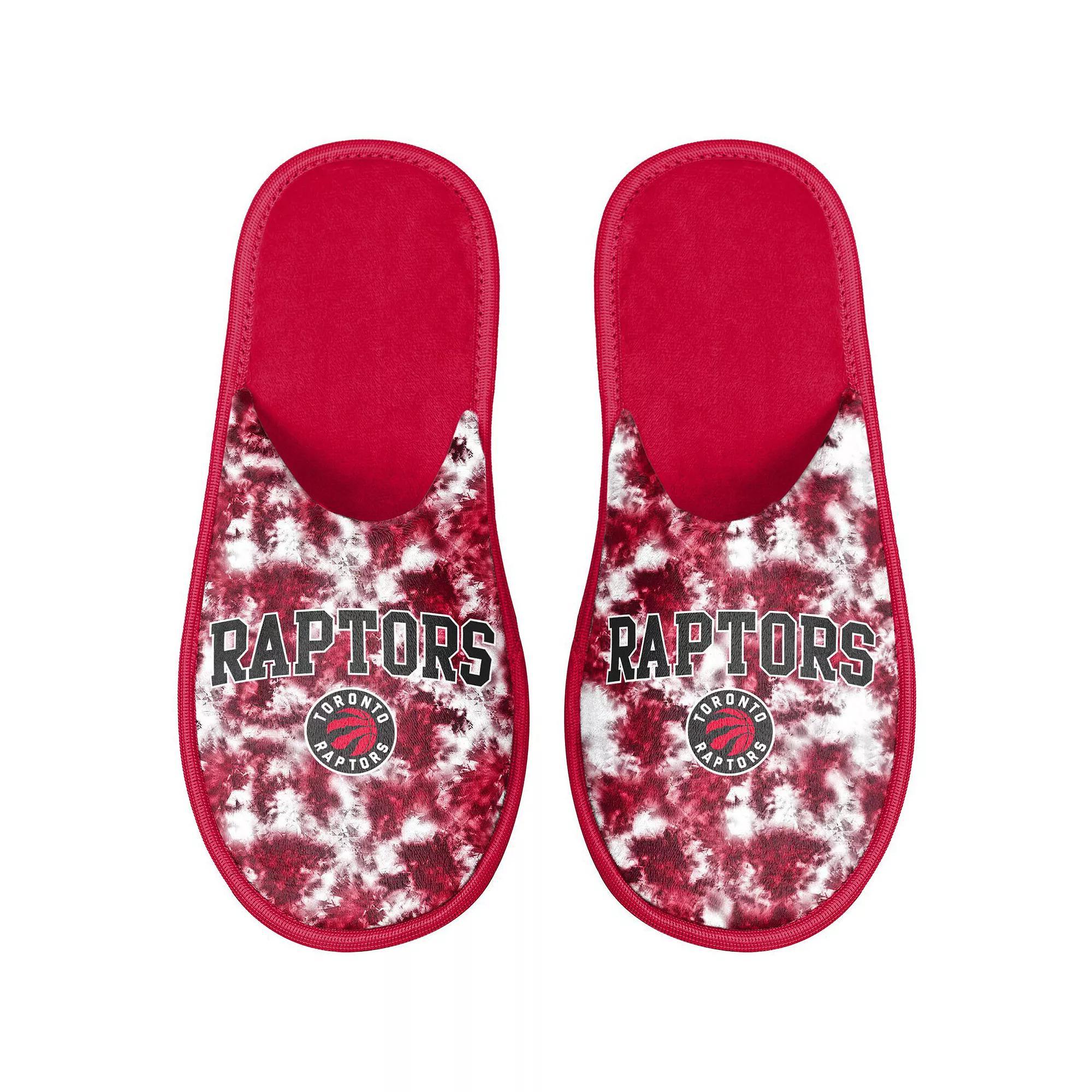 Womens FOCO Toronto Raptors Iconic Logo Scuff Slippers Product Image