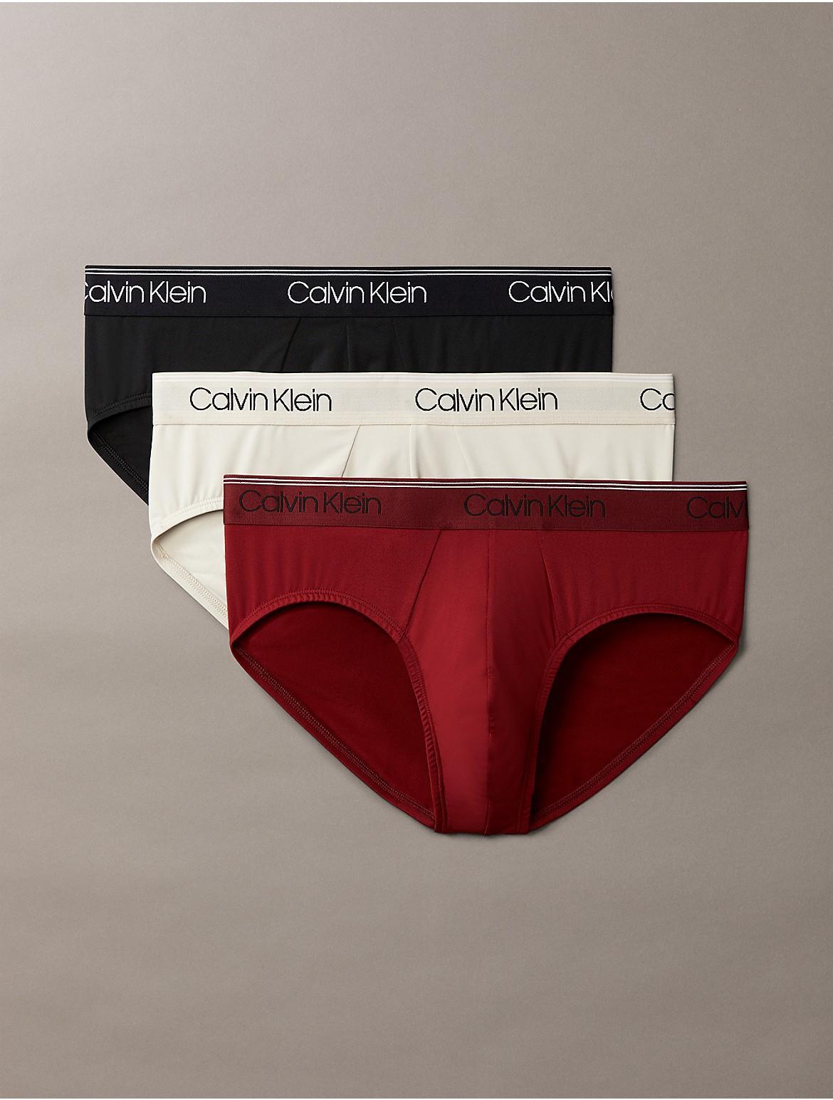Calvin Klein Men's Micro Stretch 3-Pack Hip Brief - Multi - XL Product Image