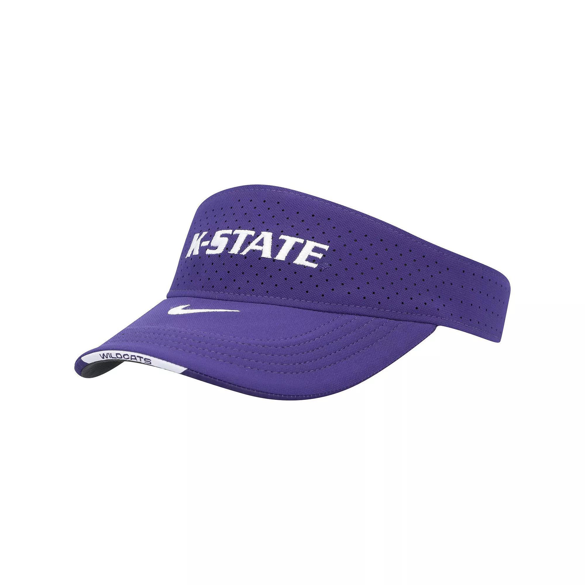 Mens Nike Kansas State Wildcats 2023 Sideline Performance Adjustable Visor Product Image