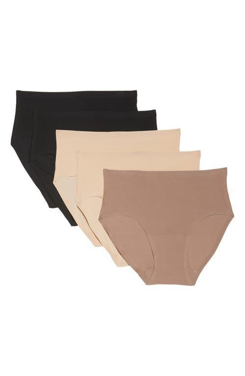 Chantelle Soft Stretch One-Size Hipsters, Set of 5 Product Image