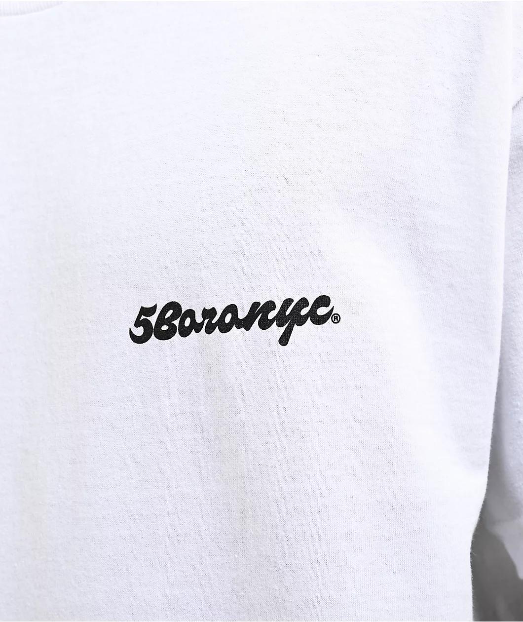5Boro Mermaid White T-Shirt Product Image
