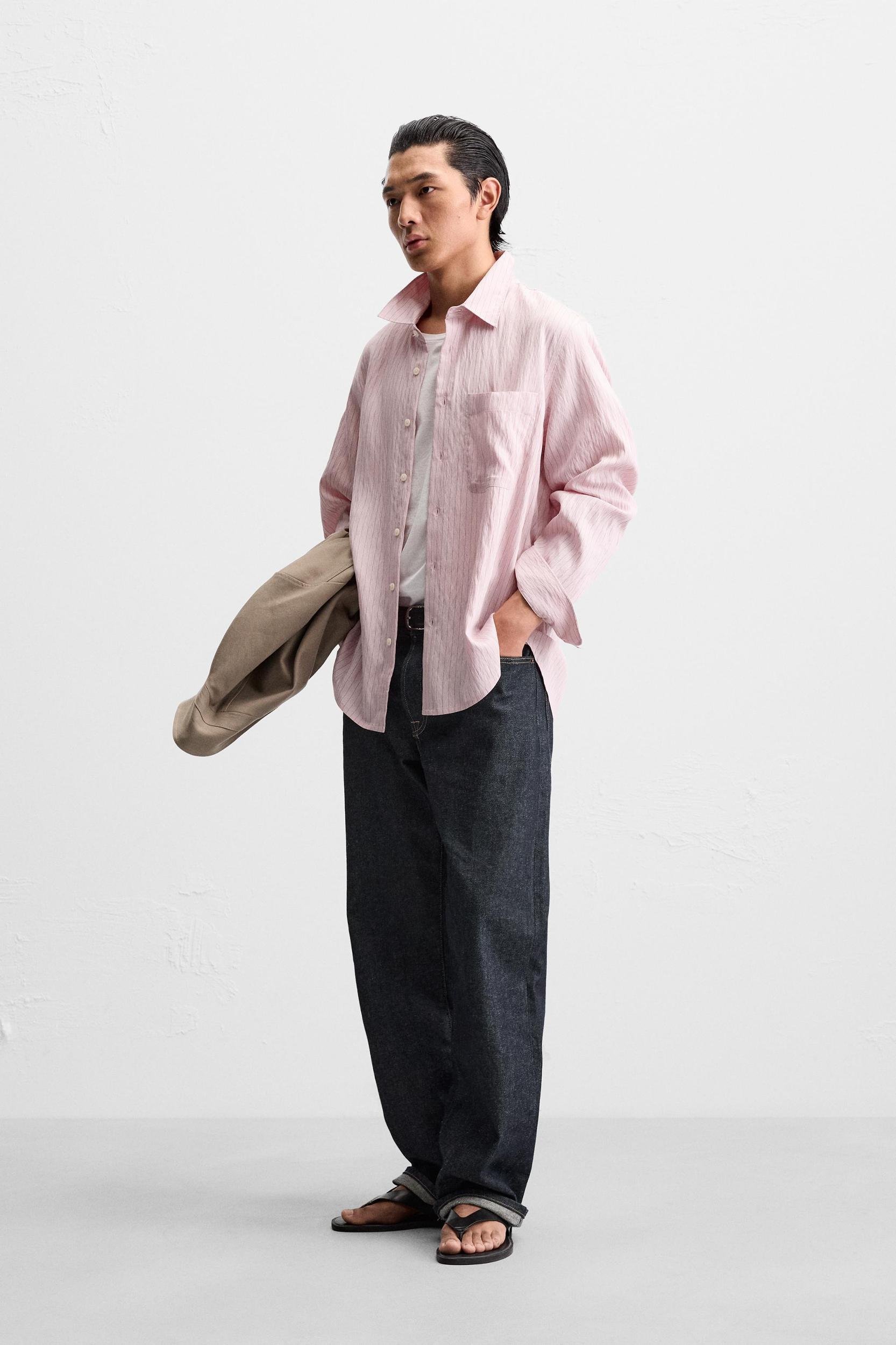 FLOWY STRIPED SHIRT Product Image
