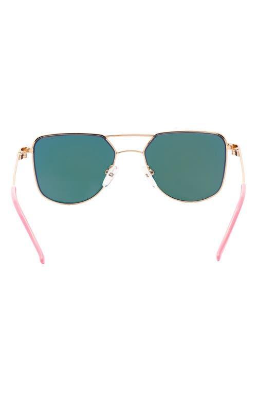 KidRaq Kids' Hipster 48mm Polarized Sunglasses in Pink Mirror at Nordstrom Product Image
