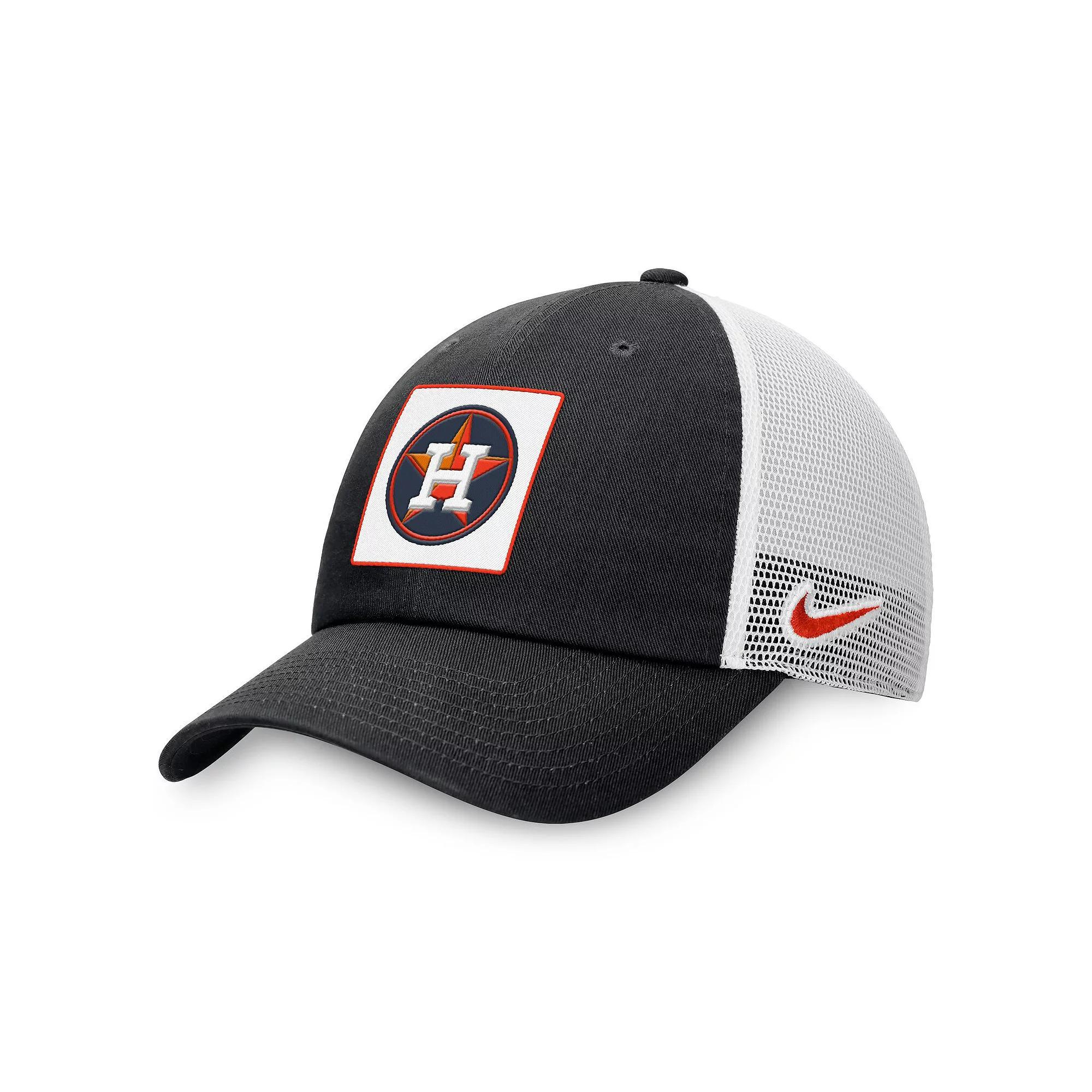 Men's Nike Navy Houston Astros Evergreen Club Trucker Adjustable Hat, Size: Medium/Large, Blue Product Image