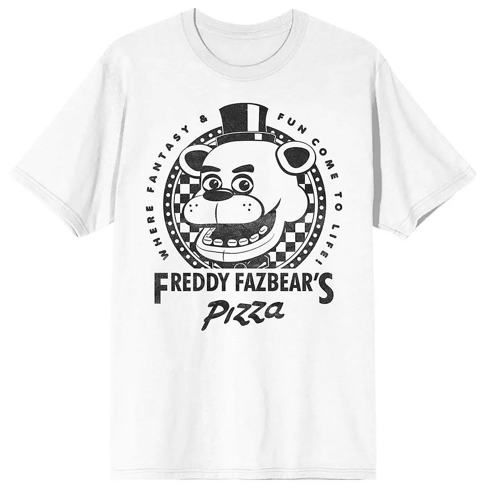 Men's Five Nights Graphic Tee, Size: Large, White Product Image