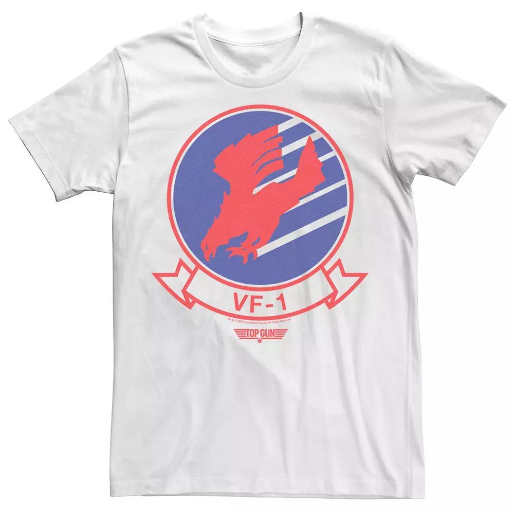 Men's Top Gun Goose Circle Logo Tee, Size: Medium, White Product Image